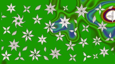 Raster Güzel kumaş deseni. Çiçek arkaplan ile soyut zarafet çizim deseni.