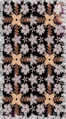 Egzotik çiçekler, botanik olarak parlak, klasik siyah renkler. Raster illüstrasyonu. Klasik tropikal doğal elementlerin suluboya seti.