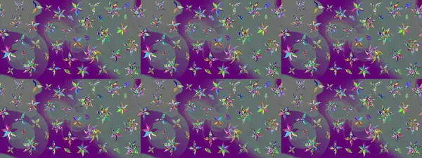 Güzel kumaş deseni. Bahar çiçekleriyle güzel bir çiçek deseni çizmişsin. Raster illüstrasyonu.