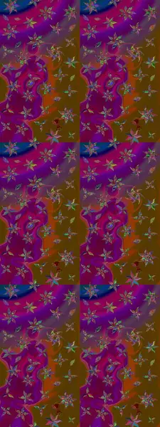 Güzel kumaş deseni. Küçük bir çiçekte eskiz deseni. Raster illüstrasyonu. Güzel çiçek arkaplanı..