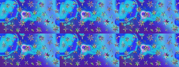 Güzel kumaş deseni. Küçük bir çiçekte eskiz deseni. Raster illüstrasyonu. Güzel çiçek arkaplanı..