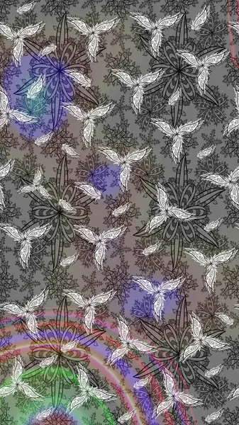 Tekstil, kumaş, kapaklar, duvar kağıtları, baskı, naylon, koleksiyon defteri, örgü, dekupaj için güzel bir eskiz. Küçük gri çiçeklerle oldukça eski bir besin torbası deseni.