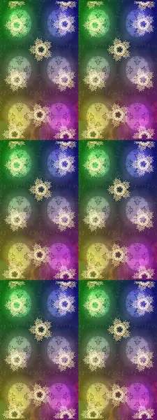 Raster kış deseni. Yeşil, nötr ve mor renkler üzerine dizayn. Çiçek Elementleri 'nin soyut geçmişi. Raster illüstrasyonu.