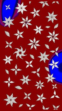 Küçük çaplı çiçeklerdeki basit şirin desenler. Tekstil veya kitap kapakları, imalat, duvar kağıtları, baskı, hediye paketi ve yapıştırma kitabı için çiçek eskizi geçmişi. Raster illüstrasyonu.