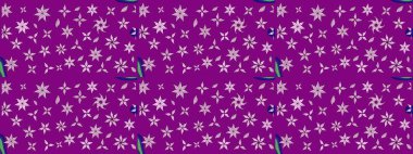 Mor renkli vadi çiçekleri. Raster çiçek desenleri çiziyor..