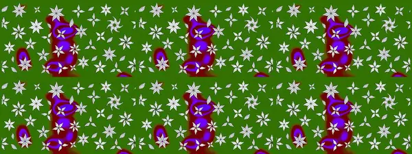 Yeşil lale çiçekli Raster eskiz deseni. Doğal kozmetik ürünleri, parfüm, çiçekçi dükkanı için bahar ihalesi tasarımı. Karşılama ya da düğün geçmişi olarak kullanılabilir. Paket kağıdı için en iyisi..