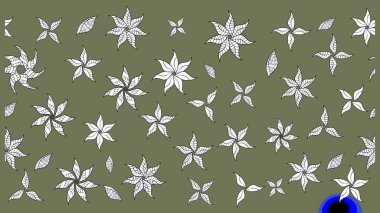 Çizim kalıbı. Ultraviyole kumaş deseni. Raster illüstrasyonu. Organik motif arkaplanı.