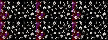 Siyah lale çiçekli Raster eskiz deseni. Doğal kozmetik ürünleri, parfüm, çiçekçi dükkanı için bahar ihalesi tasarımı. Karşılama ya da düğün geçmişi olarak kullanılabilir. Paket kağıdı için en iyisi..