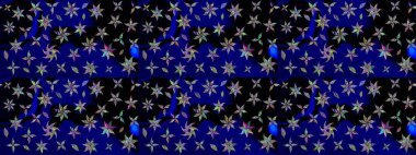 Çiçekler suluboya eskiz deseni. Raster Stili kumaş deseni.