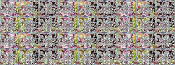 Raster illüstrasyonu. Küçük çiçekteki sevimli çiçek deseni. Güzel karalama çiçekleri olan kusursuz çiçek desenleri. Güzel kumaş deseni.