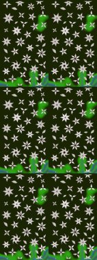 Çiçekler, dallar, bitkiler ve çiçekler. El çizimi. Güzel kumaş deseni. Raster illüstrasyonu.