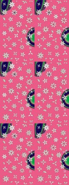 Modern, pembe raster arka plan duvar kağıdı çizimi, klasik çizgili desenli desenli çiçekler, çiçekli süsler. Çiçekli el çizimi çizimi deseni.