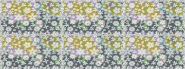 Ev dekoru. Fantezi çiçekli kusursuz desen, doğal duvar kağıdı, çiçek desenli kıvrım çizimi. Paisley el çizimi elementler.