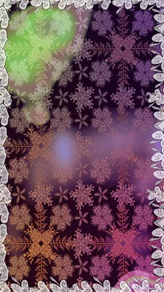 Çiçekli karalama şeklinde Raster çiçek deseni. Nazik, narin çiçek arkaplanı. Kahverengi renkte çiçekler.