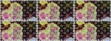 Tarafsız renklerde çiçekler. Renkli Bahar Temalı Kusursuz Arkaplan. Çiçekle kusursuz desen. Düz Çiçek Elementleri Tasarımı.