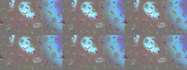 Modern stil dokusu. Çiçek desenli raster, gri çizgi grafik deseni soyut raster arkaplan.