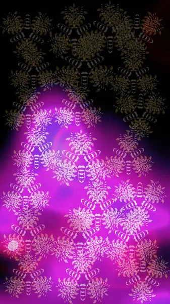 Kar taneleri koleksiyonu. Raster illüstrasyonu. Siyah, mor ve mor kar tanelerinden izole edilmiş. Güzel kış süsleri..