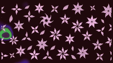 Nazik romantik baskı. Tatil havası. Raster güzel bir çiçek deseni çizmiş. Bahar mevsimi.