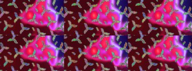 Noel doodle desen kar taneleri, raster arka plan ile. Raster illüstrasyon.