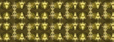 Geleneksel klasik süs. Arabesk ile klasik model. Arabesk ve çiçekli doğu raster desenleri.