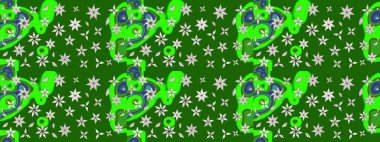 Organik motif arka planı. Çizim kalıbı. Raster illüstrasyonu. Ultraviyole kumaş deseni.