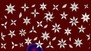 Kırmızı renkte çiçekler. Çiçekli karalama şeklinde Raster çiçek deseni. Yumuşak, bahar çiçekli arka plan.