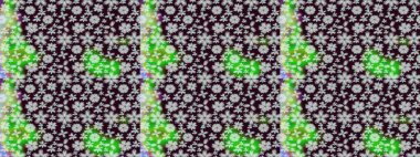 Renkli Bahar Tema dikişsiz desen Arka Plan. Süslü kumaş deseni. Raster illüstrasyon Dikişsiz Çiçek Desen. Yassı Çiçek Elemanları Tasarımı.