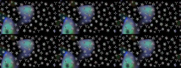 Kar Tanesi Raster simgesi arkaplanı. Meteoroloji buz koleksiyonu. Kış siyah ve mavi noel kar kristal elementi. Raster illüstrasyonu. Xmas don kar taneleri izole edilmiş siluet sembolü.