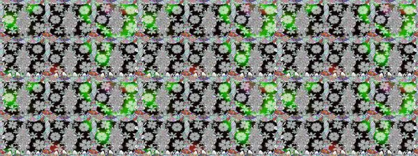 El çizimi Raster çizimi. Duvar kağıdı, web sitesi arka planı, ambalaj kağıdı, davetiye, broşür, afiş veya web sitesi için kusursuz çiçek deseni kullanılabilir. Parlak elementlerin.