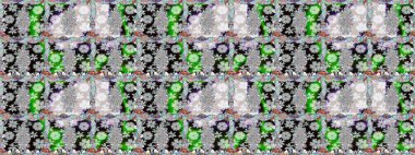 Raster Güzel kumaş deseni. Raster suluboya deseni, narin çiçekler, gri çiçekler, tebrik kartı şablonu..