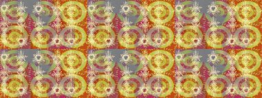 Tarafsız, sarı ve bej renklerde şirin soyut kar taneleri raster tasarımı. Yeni yıl kar tanesi. Düz kar karalama ikonları, kar taneleri silueti Noel afişi için, kartlar.