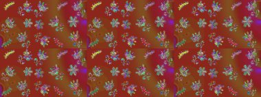 Renk arka plan üzerinde izole soyut kar taneleri ile düz tasarım. Raster resim. Raster kar taneleri arka plan. Kar tanesi renkli desen. Snowflakes desen.