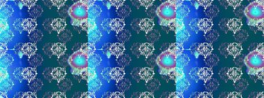 Raster geleneksel halk çiçekleri mavi, nötr ve menekşe renkleri tekstil tasarımı için. Çiçeksiz desenli nakış işlemeli gelincikler ve vadi zambaklarıyla.