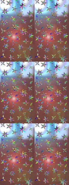 Çiçekler suluboya tarzında kahverengi renkte. Kahverengi renkte çiçekler olan çiçek deseni çiz.