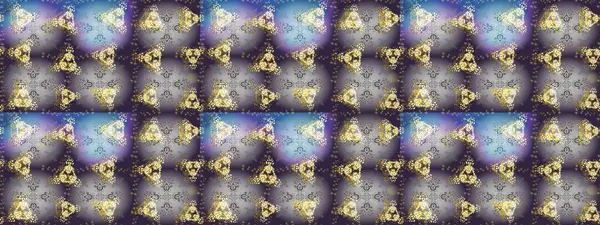 Raster illüstrasyonu. Kar tanelerinin soyut arkaplanlı Noel şablonu. Noel ve yeni yıl moda baskıları için tatil tasarımı. Gri, mor ve nötr kar taneleri.