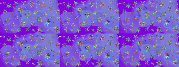 Üst manzara, yumuşak menekşe rengi. Sevgililer günü ve tebrik kartı konsepti için şık bir davetiye. Çiçek kompozisyonu, el boyası, hassas şablon. Manzaralı çiçek deseni.