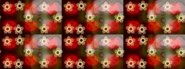 Kahverengi, kırmızı ve bej renklerde suluboya kar taneleri. Kışın sembolü. Güzel dekorasyon. Raster çizimi kar taneleri.