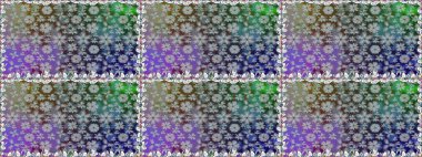 Gri renkli çiçekler. Tatil havası. Nazik romantik baskı. Raster dikişsiz şirin çiçek deseni. Bahar mevsimi.