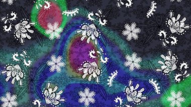 Çiçek arkaplan. Çiçek kompozisyonu. Çiçek kolajı. Raster deseni. Doğa. - Mavi çiçekler. Küçük çiçekte güzel desen var..