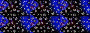 Düz Çiçek Elementleri Tasarımı. Renkli Bahar Teması eskiz kalıbı. Parlak arkaplan eskiz desenli çiçekli fantezi tasarımı.