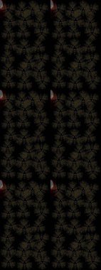 Siyah, gri ve yeşil kar taneleri. Noel ve yeni yıl moda baskıları için tatil tasarımı. Kar tanelerinin soyut arkaplanlı Noel şablonu. Raster illüstrasyonu.