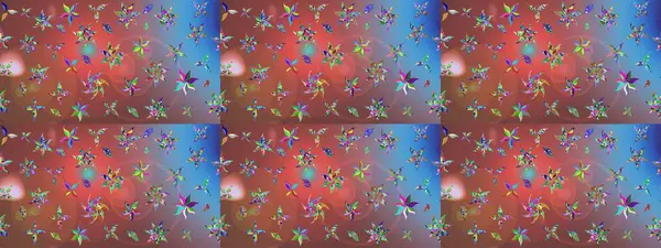 Suluboya çizimi. El çizimi. Çiçekli eskiz deseni. Kahverengi renkte çiçekler.