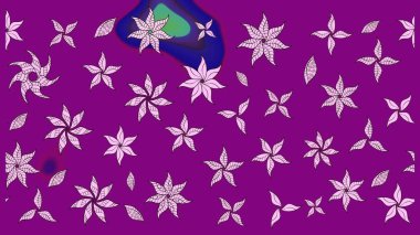 Güzel kumaş deseni. Karalama çiçeği. Renkli Bahar Teması eskiz kalıbı. Zentangle soyut çiçekleri. Raster illüstrasyonu. Düz Çiçek Elementleri Tasarımı.