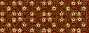 Kar tanesi süs desen. Snowflakes desen. Düz renkli arka plan üzerinde izole kar taneleri tasarımı. Raster resim. Kar taneleri arka plan.