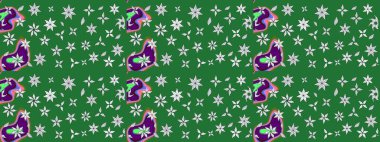 Çiçekli bahar çiçekleri. Küçük çiçekte güzel bir desen. Küçük renkli çiçekler. Moda baskıları için zarif bir şablon. Motley illüstrasyonu. Çizim.