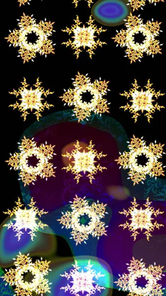 Kar taneleri tasarımı. Son moda kar taneleri ve elementler onun kartlarını gösteriyor. Süper tasarım posteri, kapak tasarımı, siyah, kahverengi ve mavi renkli kart tasarımı. Retro biçim dokusu, soyut kış elementleri.