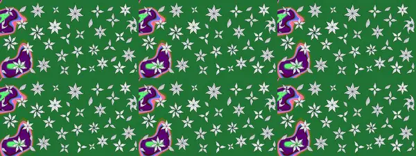 Çiçekli bahar çiçekleri. Küçük çiçekte güzel bir desen. Küçük renkli çiçekler. Moda baskıları için zarif bir şablon. Motley illüstrasyonu. Çizim.