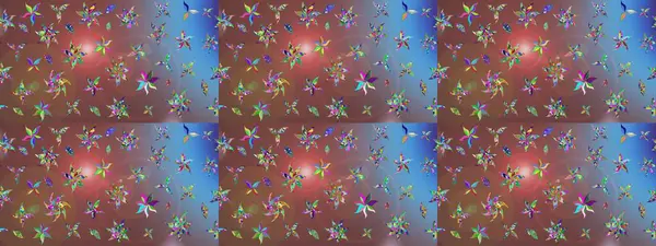 Kahverengi renkli çiçekler. Küçük çiçekte sevimli çiçek deseni var..