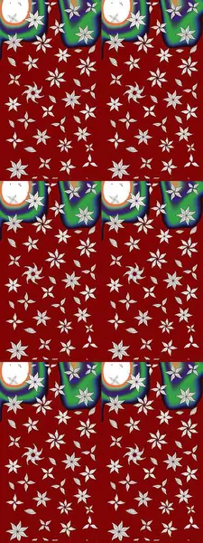 Kumaş, tekstil, duvar kağıdı baskısı için. Raster. Raster illüstrasyonu. Eski usul. Eskiz geçmişi. Tomurcukları çiçekli sevimli çiçek deseni..