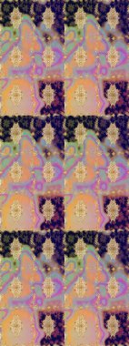 Süslü raster dekorasyonu. Barok tarzında duvar kâğıdı tasarımı için eskiz şablonu arka planı. Altın elementlerle bej renklerde altın desen.